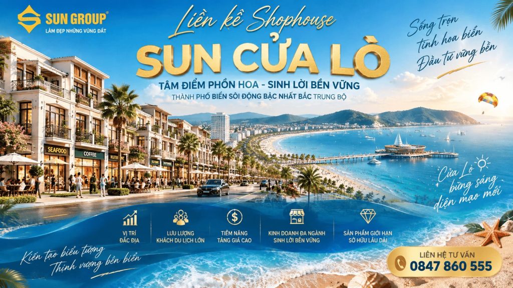 Liền Kề ShopHouse Sun Của Lò Tập Đoàn Sun Group