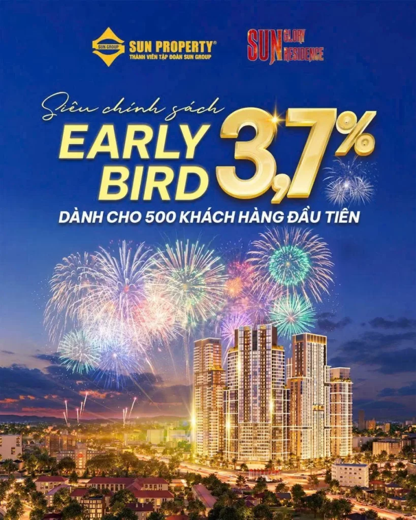 Early Bird 3,7% của Sun Group tại Nghệ An, kinh nghiệm cho người chờ Sun Cửa Lò